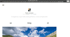 Desktop Screenshot of pedrosalvador.es