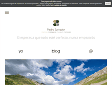 Tablet Screenshot of pedrosalvador.es